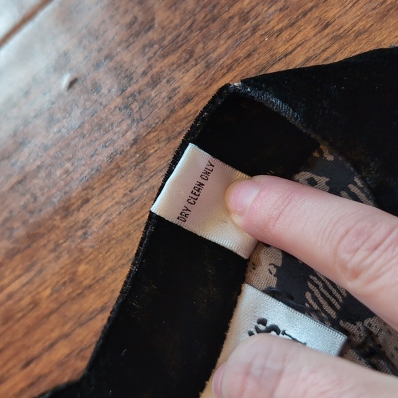 Chico's Beaded burnout velvet bamboo button-down shirt with Mandarin collar - Picture 5 of 11